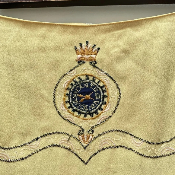 Vintage  - Yellow Pleated Maxi Skirt - Picture 5 of 8